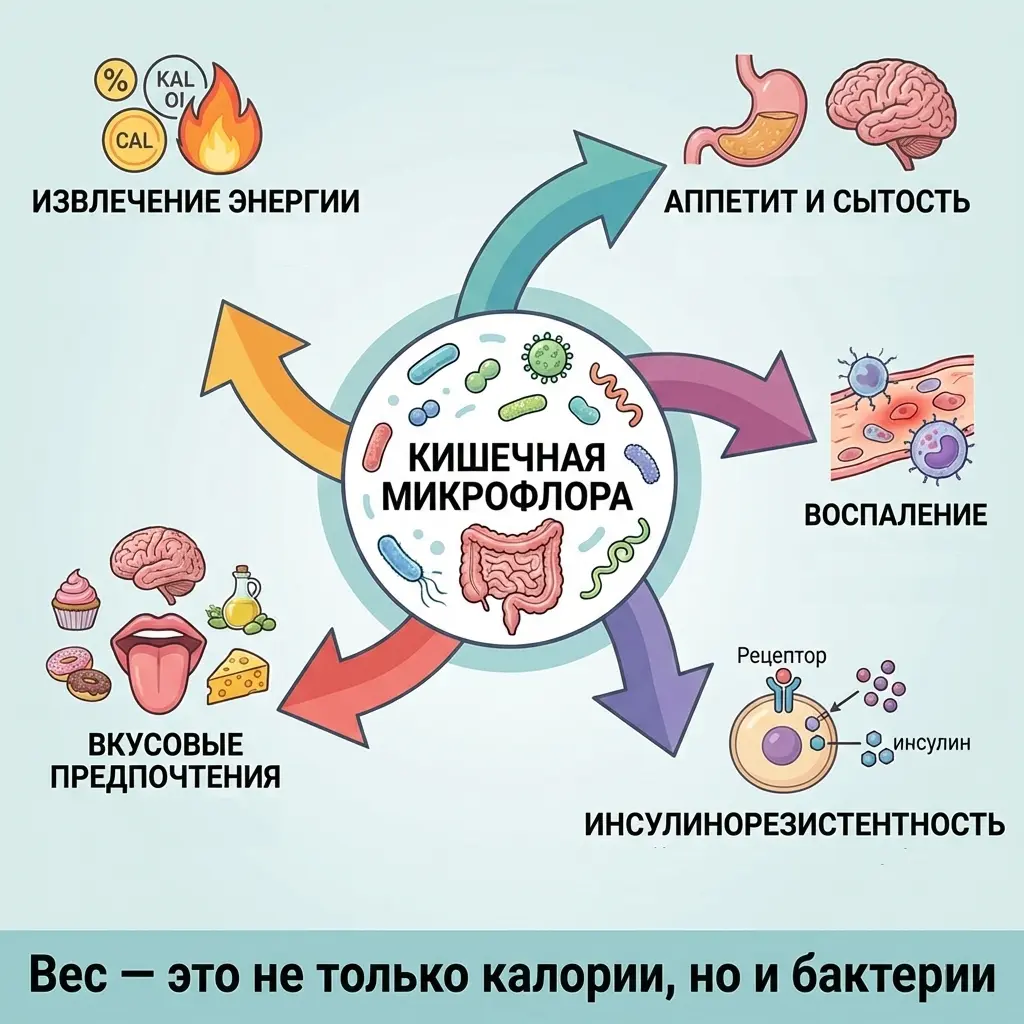 Инфографика: На что влияют бактерии